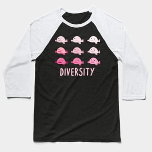 Blobfish Faces Inspiration Diversity Deep Sea Fish Baseball T-Shirt